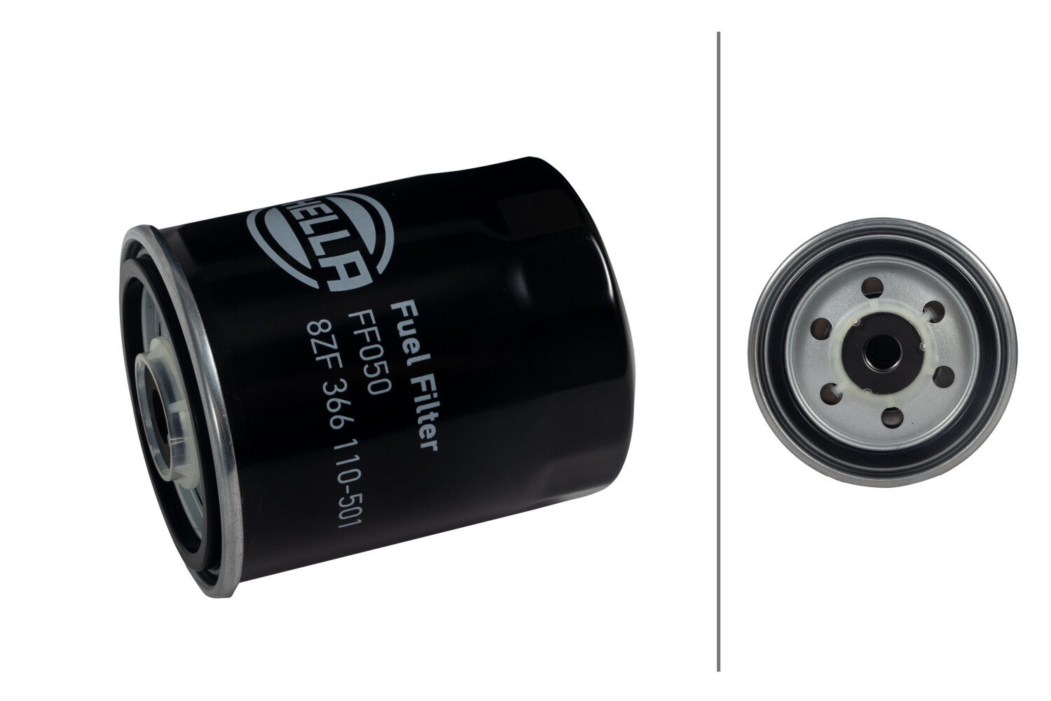 HELLA Brændstof-filter 8zf366110501 Påskruet 104mm M12x1,5 for FORD GENERAL MOTORS MERCEDES-BENZ DAEWOO SSANGYONG RENAULT TRUCKS