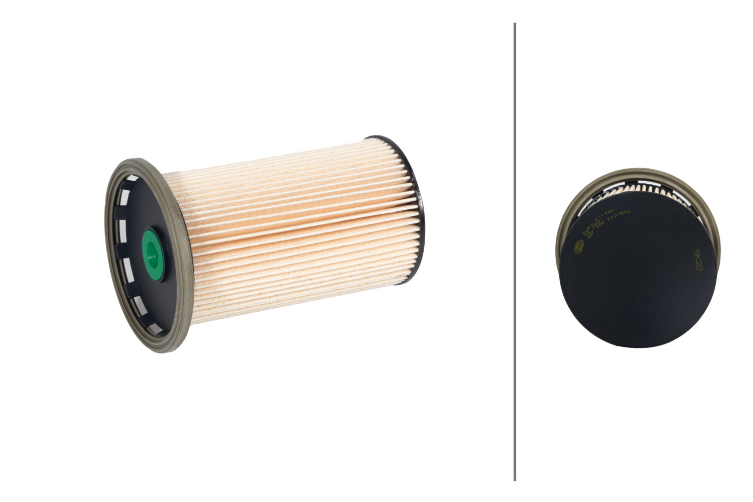 HELLA Brændstof-filter 8zf366110601 Filterindsats outer_diameter_mm_497|Yderdiameter [mm]|93 inner_diameter_mm_496|Indvendig diameter [mm]|9 height_mm