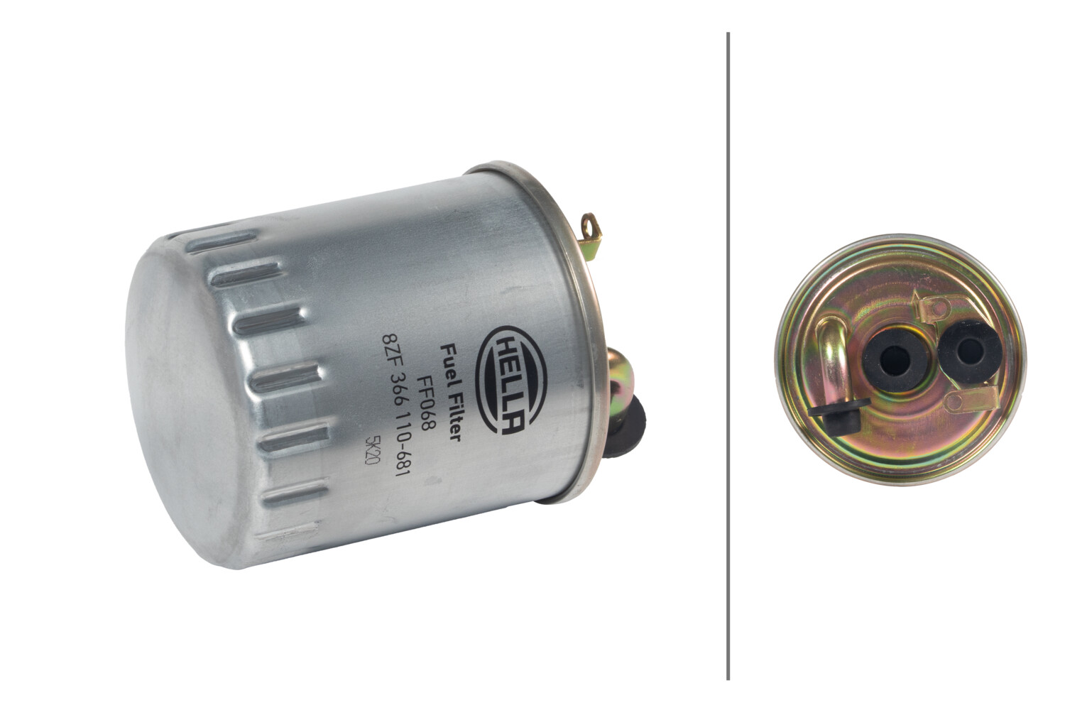HELLA Brændstof-filter 8zf366110681 Lednings for MERCEDES-BENZ