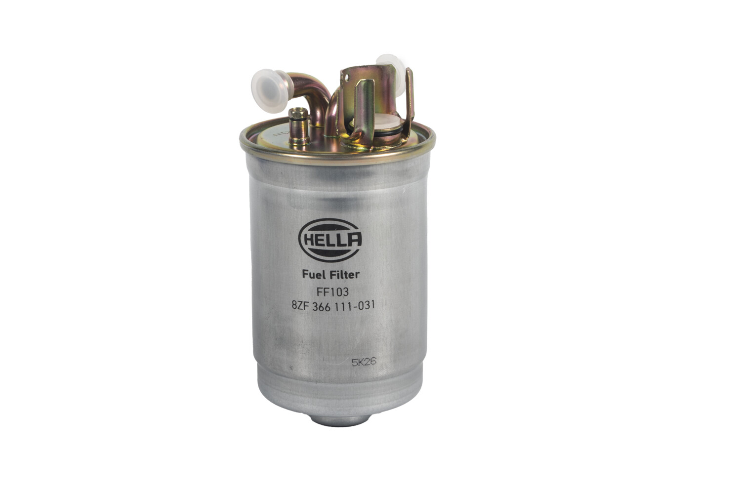 HELLA Brændstof-filter 8zf366111031 Lednings 165mm for VAG