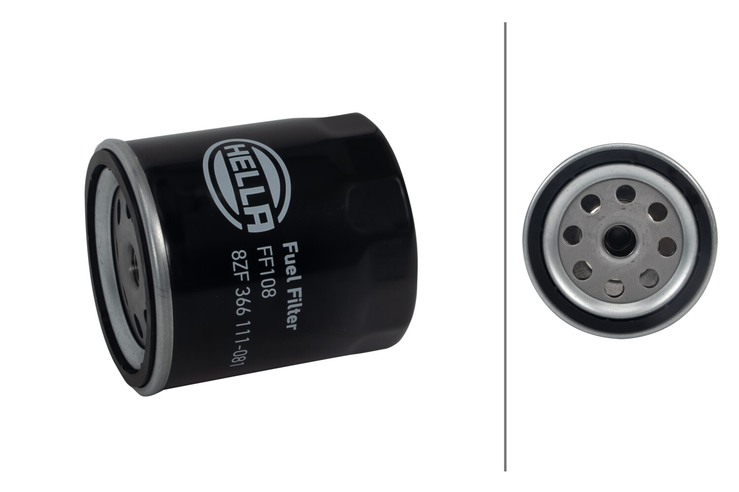 HELLA Brændstof-filter 8zf366111081 Påskruet 87mm M14x1,5 for FORD GENERAL MOTORS MERCEDES-BENZ