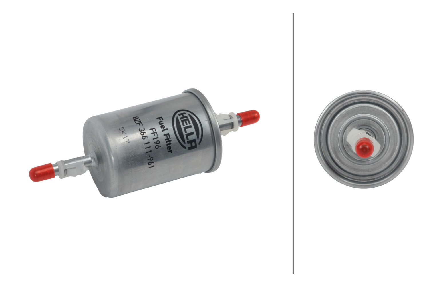HELLA Brændstof-filter 8zf366111961 Lednings for ALFA ROMEO