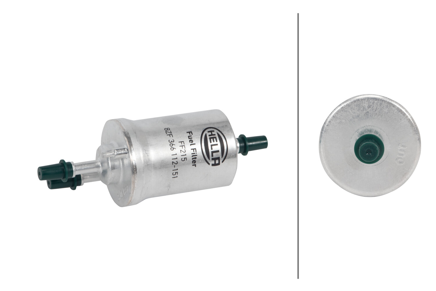 HELLA Brændstof-filter 8zf366112151 Lednings for VAG
