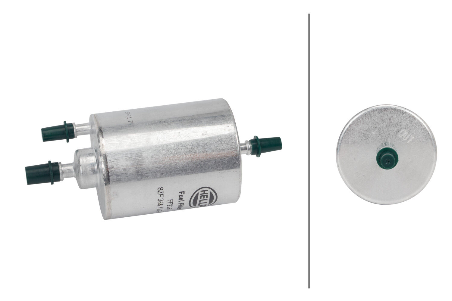 HELLA Brændstof-filter 8zf366112181 Lednings 176mm for VAG
