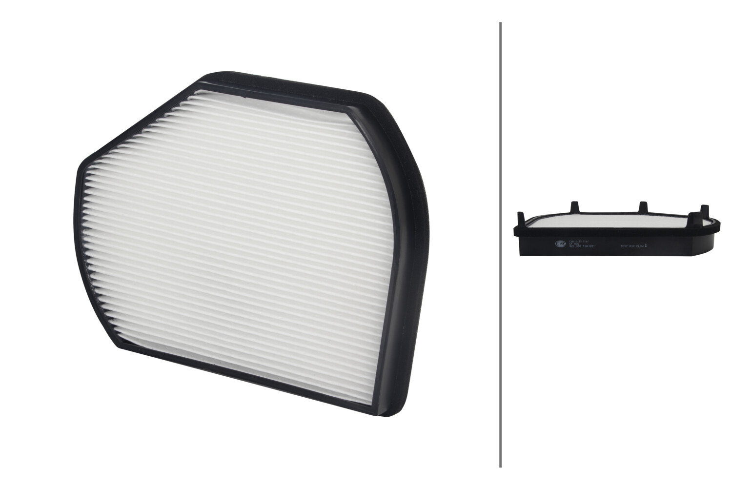 HELLA Kabineluftfilter 8zc366120021 for CHRYSLER MERCEDES-BENZ FIAT