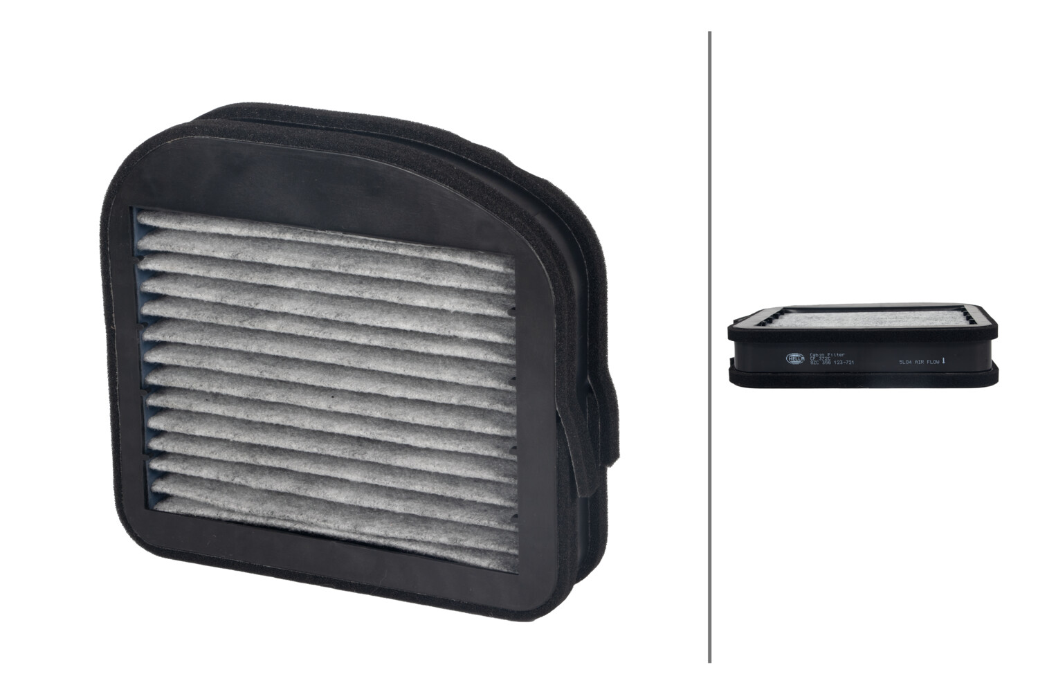 HELLA Kabineluftfilter 8zc366123721 for MERCEDES-BENZ