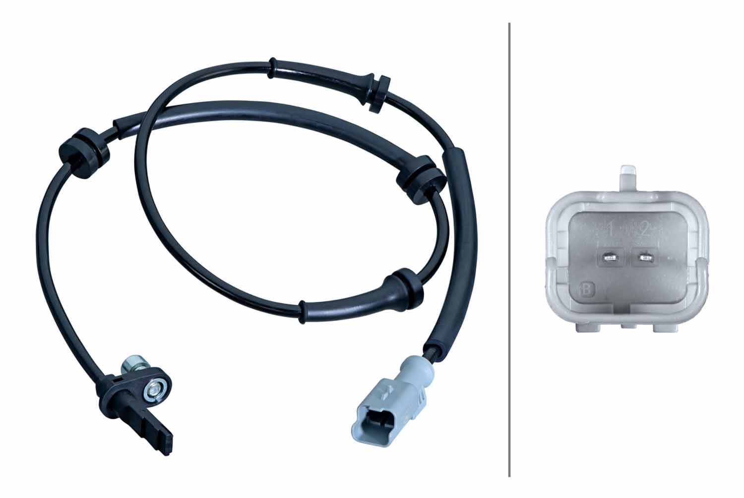 HELLA ABS Sensor 6pu358251001 foraksel for CITROËN/PEUGEOT TOYOTA