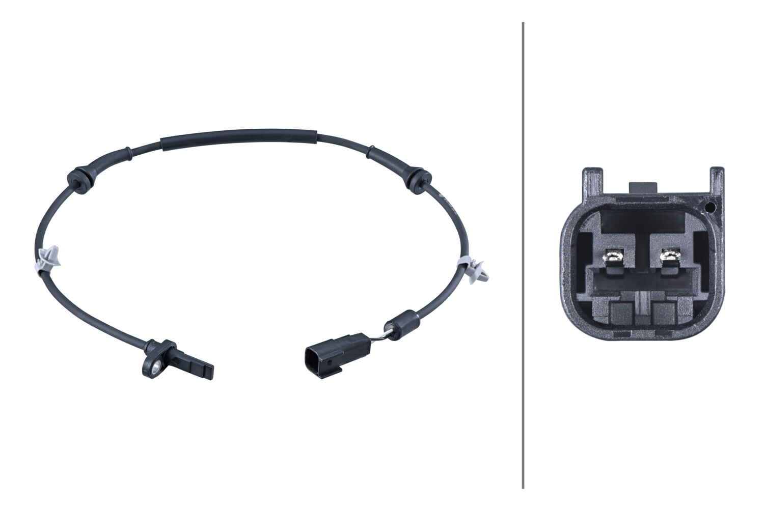 HELLA ABS Sensor 6pu358252001 foraksel for MAZDA