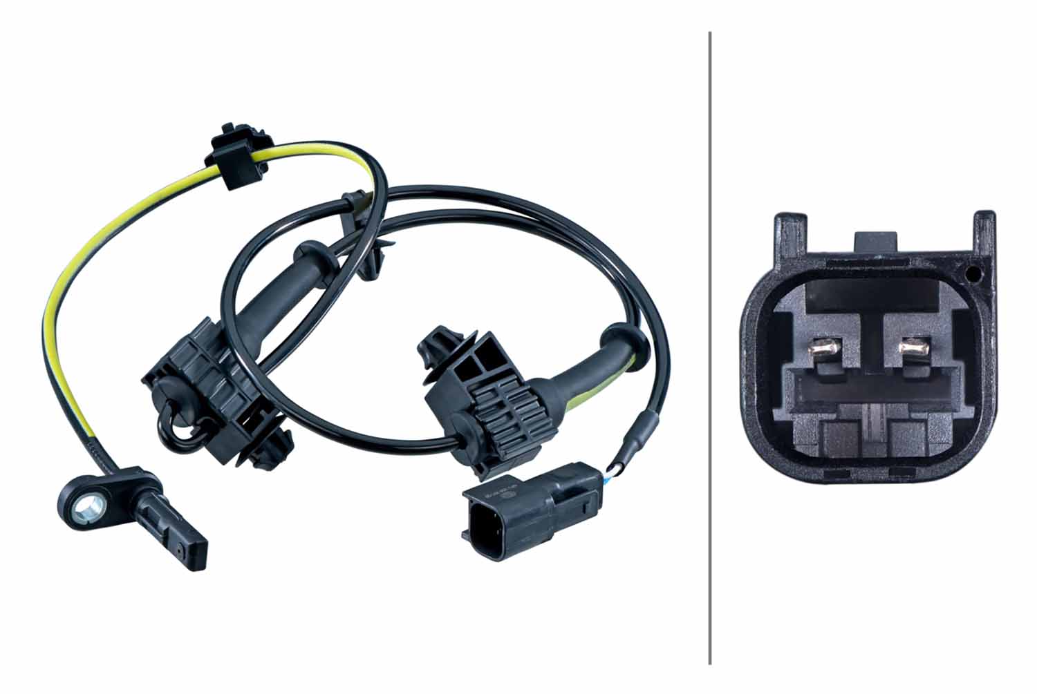 HELLA ABS Sensor 6pu358251591 foraksel for MAZDA