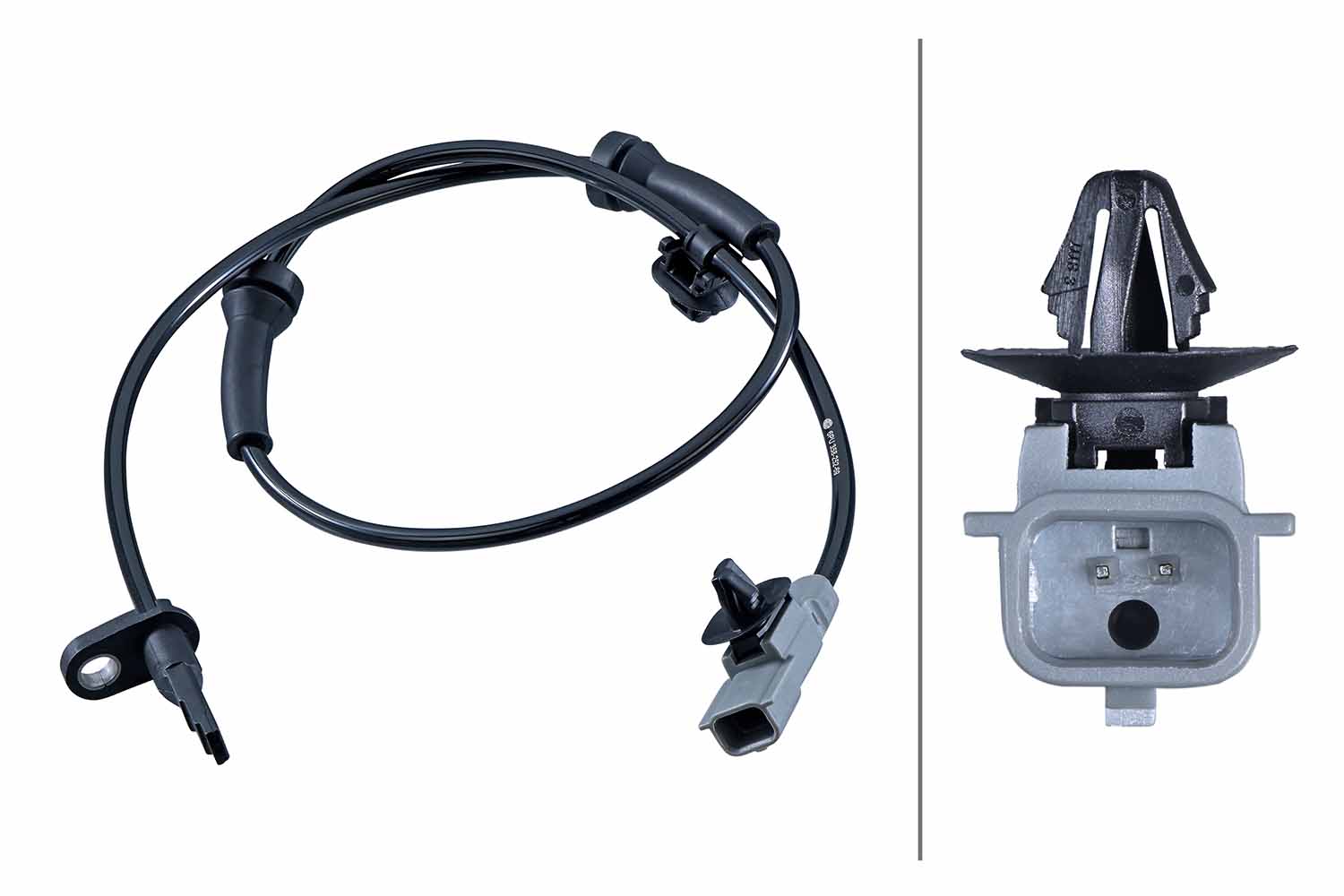 HELLA ABS Sensor 6pu358252691 foraksel for NISSAN