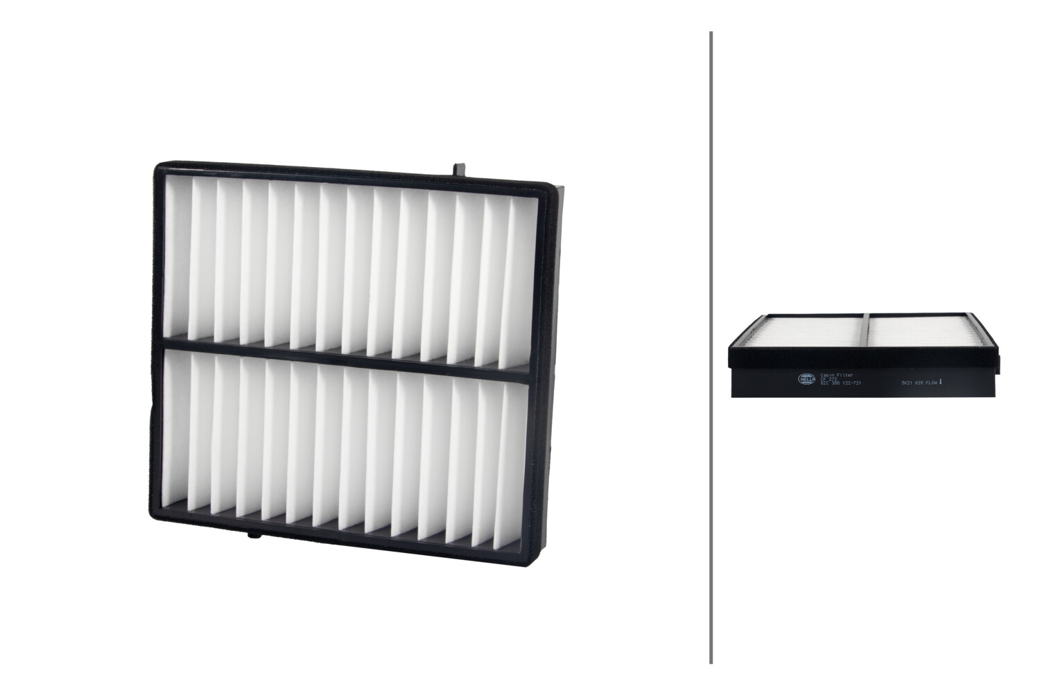 HELLA Kabineluftfilter 8ZC 366 122-721 for MERCEDES-BENZ