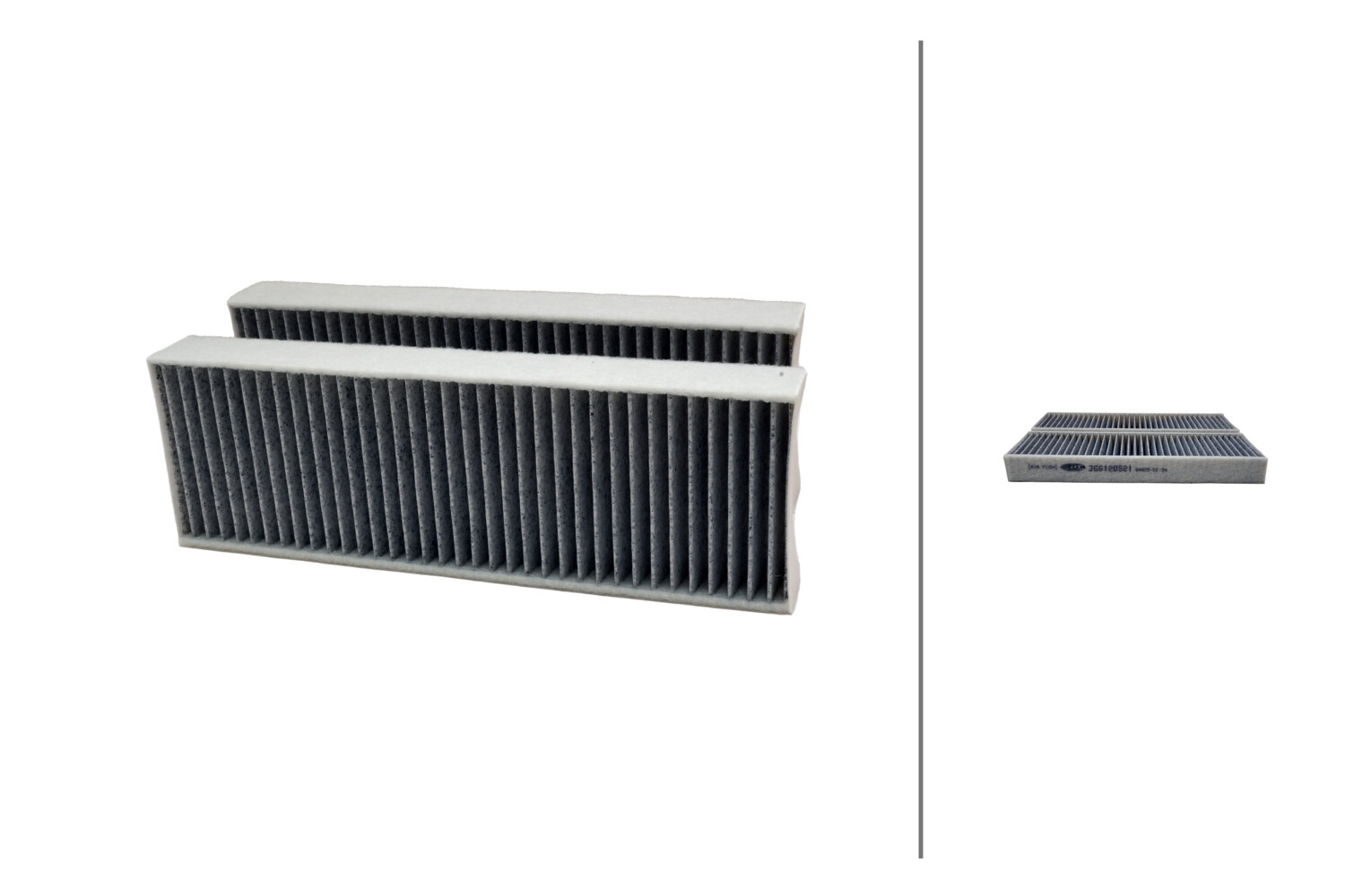 HELLA Kabineluftfilter 8zc366120521 for PEUGEOT OPEL PEUGEOT (DF-PSA) DS CITROËN TOYOTA