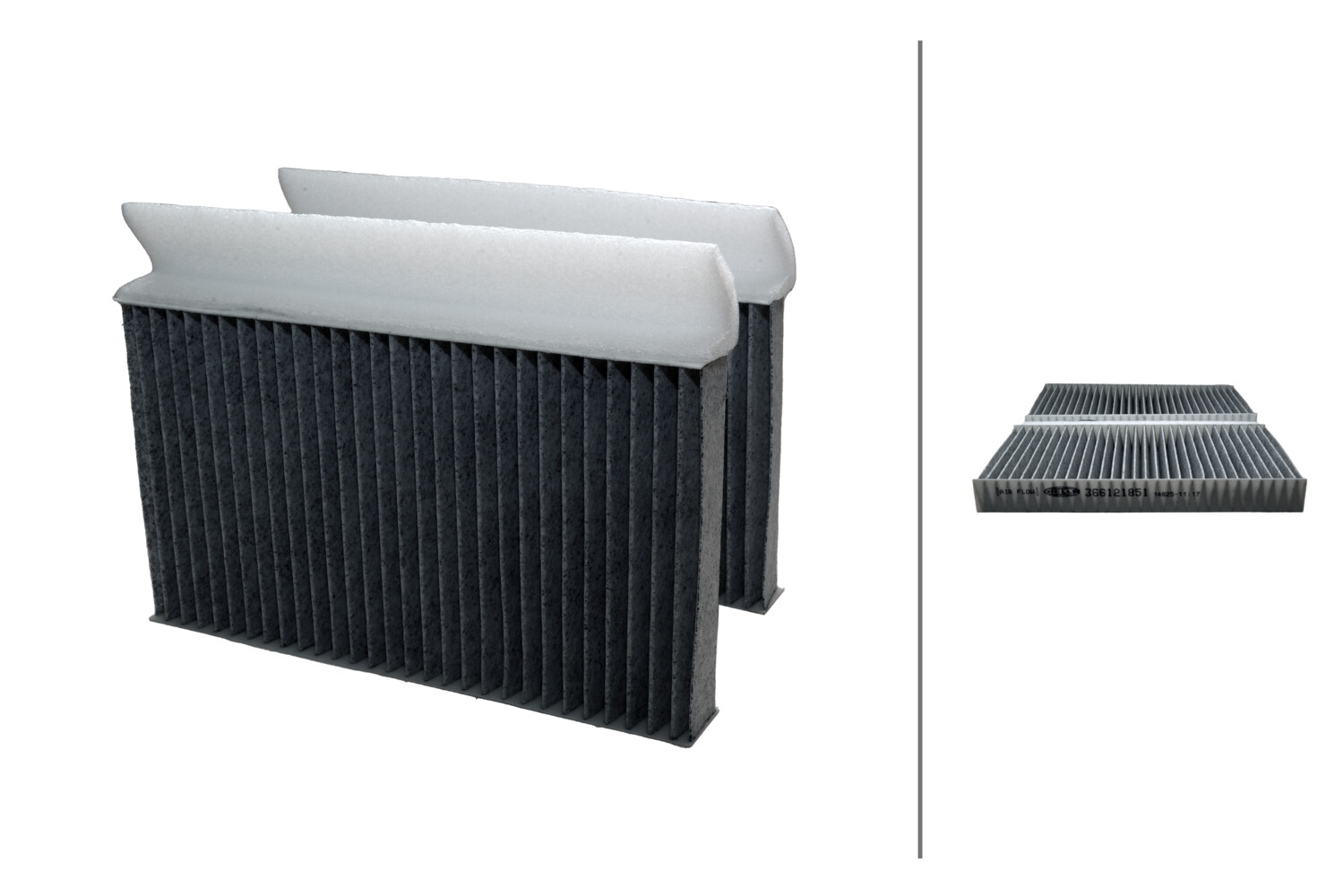 HELLA Kabineluftfilter 8zc366121851 for MERCEDES-BENZ