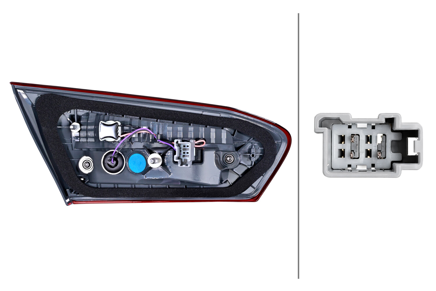HELLA Baglygte 2zr354860101 LED højre for FORD