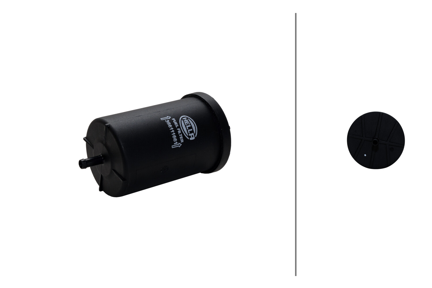 HELLA Brændstof-filter 8zf366111661 Lednings for FORD VAG