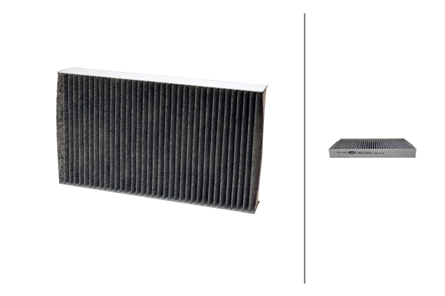 HELLA Kabineluftfilter 8zc366123621 for FIAT ALFA ROMEO LANCIA IVECO CITROËN