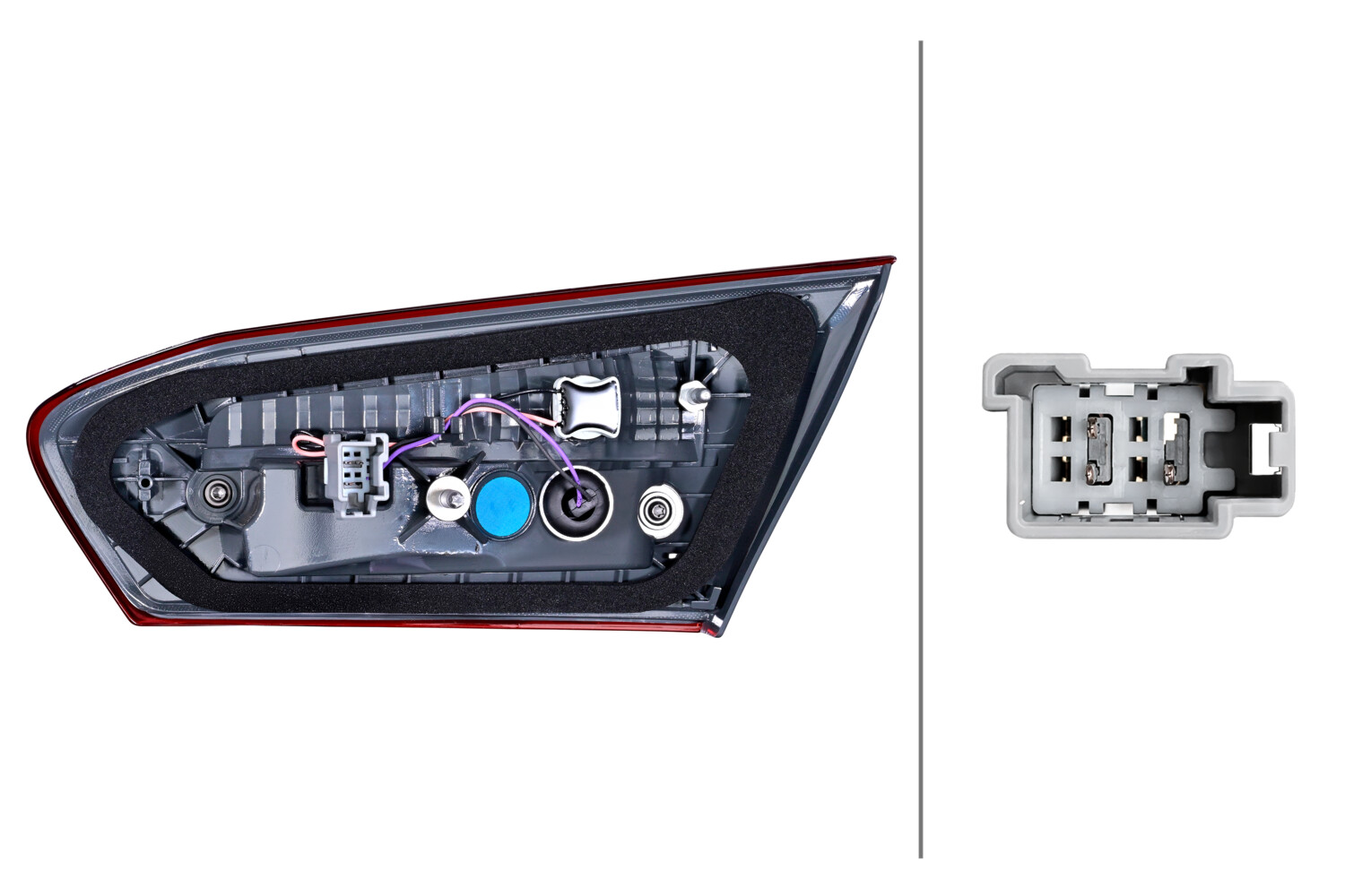 HELLA Baglygte 2ZR 354 860-091 LED venstre for FORD