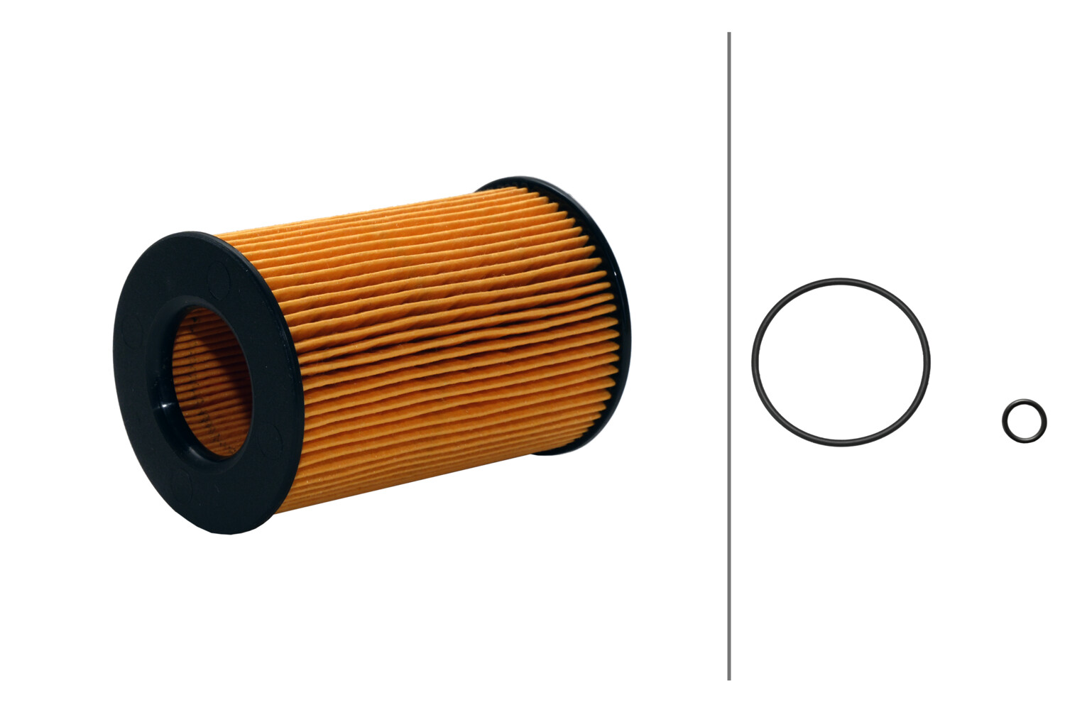 HELLA Oliefilter 8zo366100001 Filterindsats outer_diameter_mm_497|Yderdiameter [mm]|65 inner_diameter_mm_496|Indvendig diameter [mm]|27 height_1_mm_33