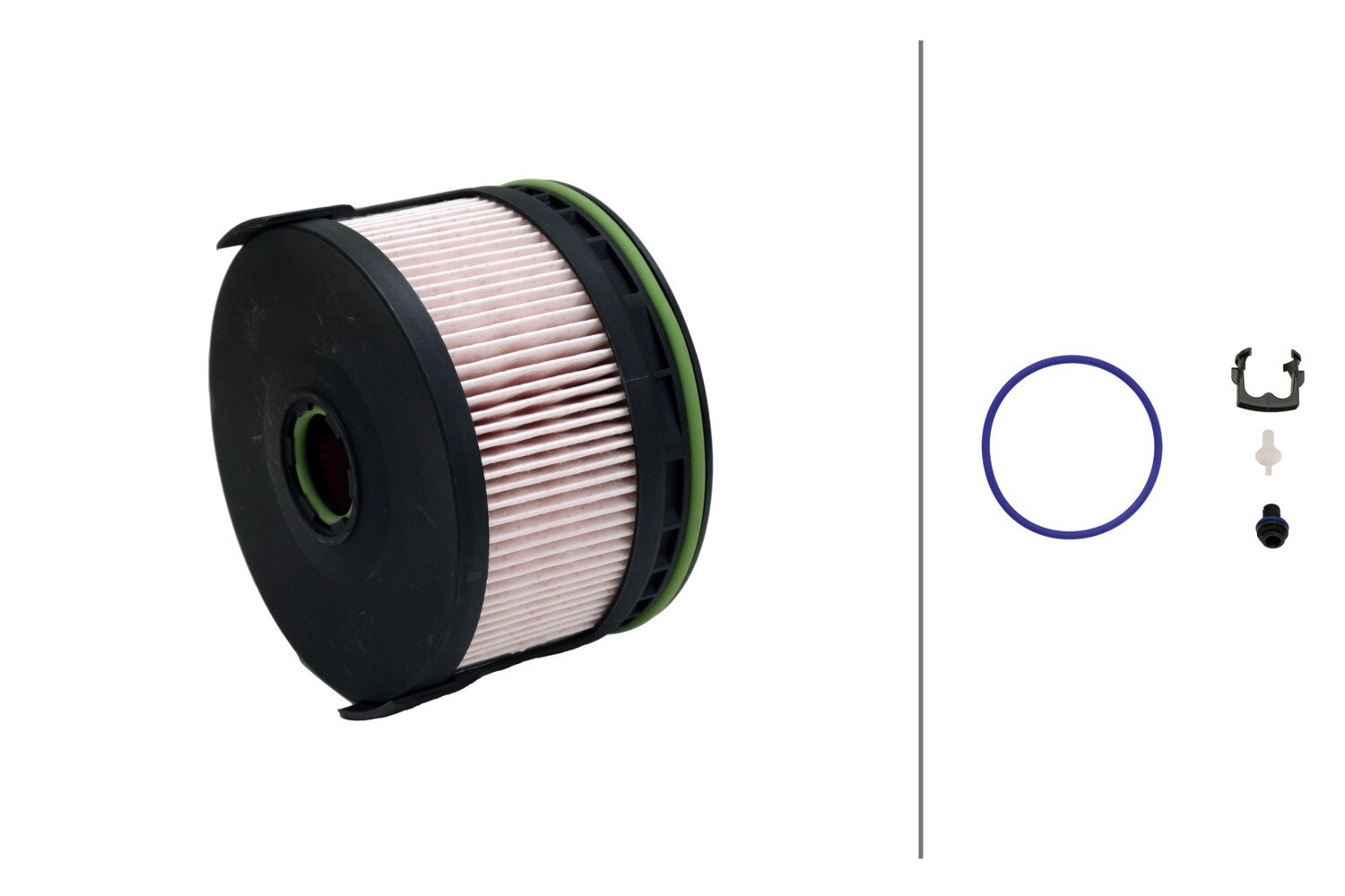 HELLA Brændstof-filter 8zf366112471 Filterindsats outer_diameter_mm_497|Yderdiameter [mm]|107 inner_diameter_1_mm_995|Inder diameter 1 [mm]|18 inner_d