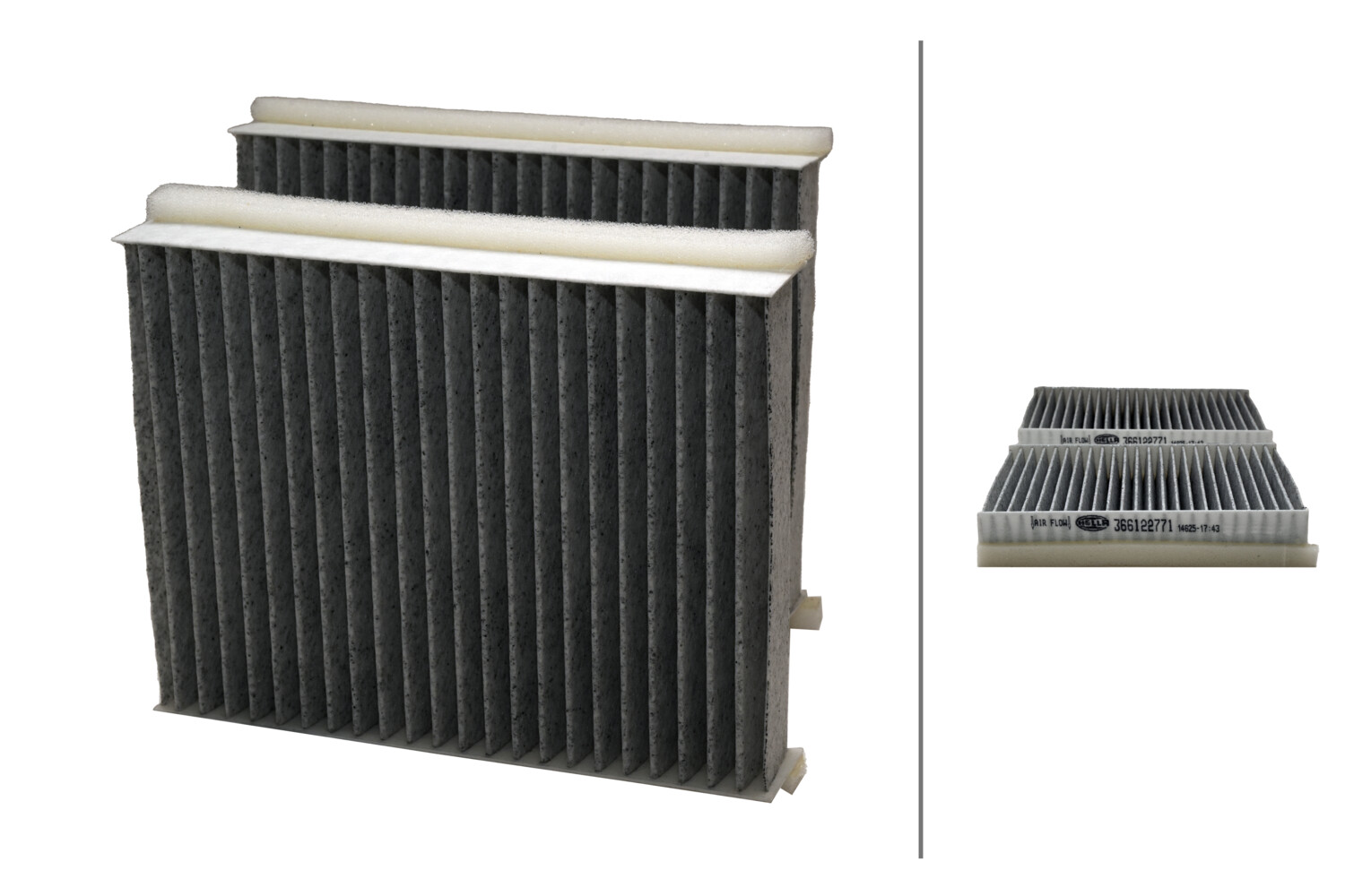 HELLA Kabineluftfilter 8zc366122771 for ALFA ROMEO FIAT