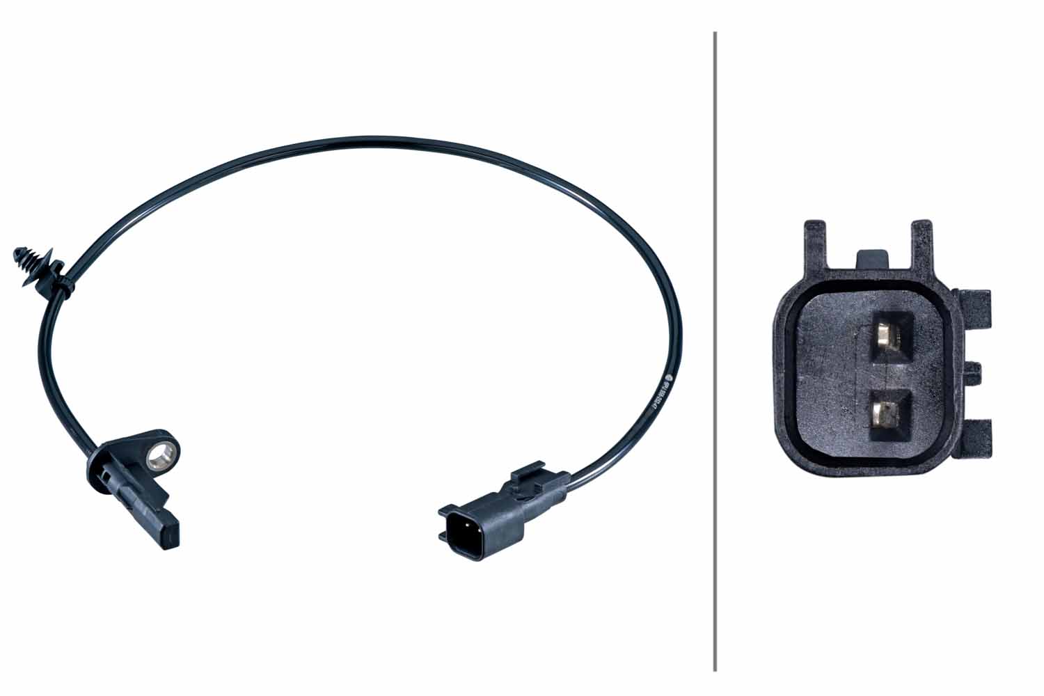 HELLA ABS Sensor 6pu358252471 bagaksel for FORD