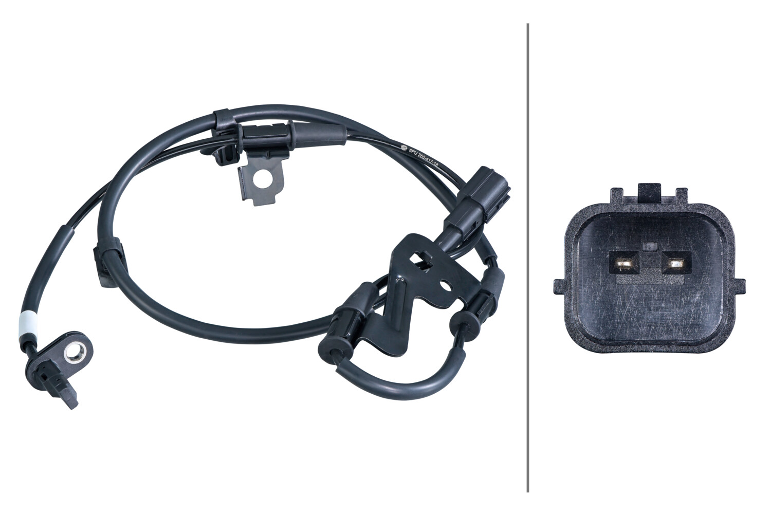 HELLA ABS Sensor 6pu358417181 venstre foraksel for KIA