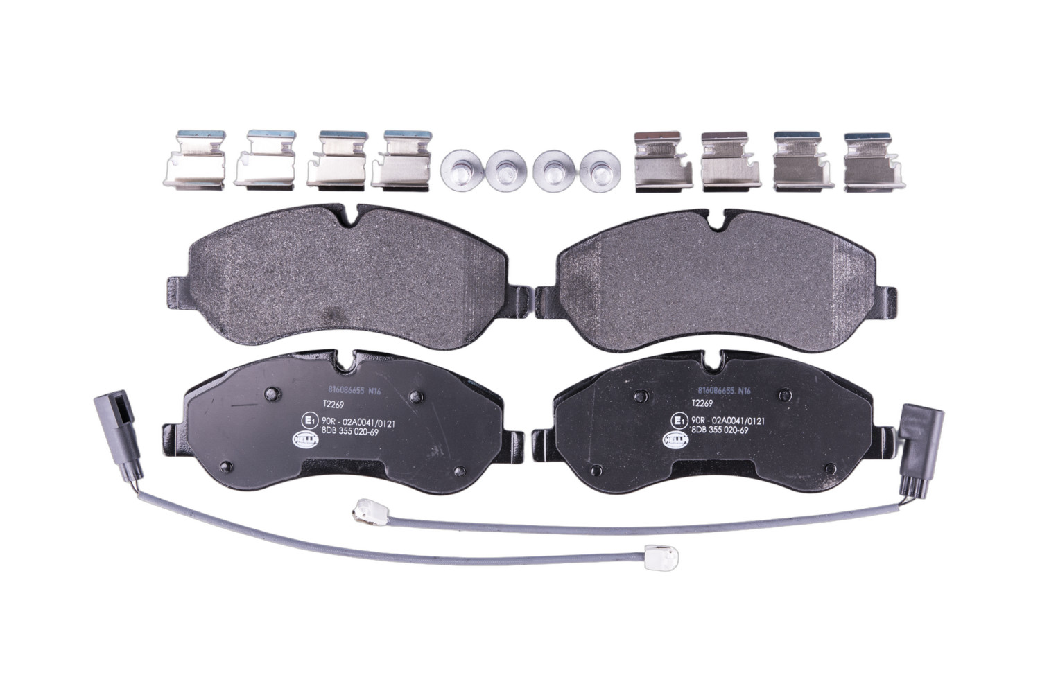 HELLA Bremseklodser 8DB 355 020-691 for FORD