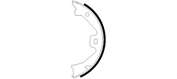 TEXTAR Bremsebakkesæt, parkeringsbremse 91060300 for ROVER