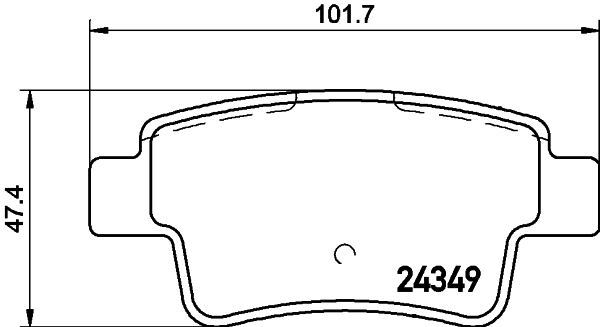 DON Bremseklodser pcp1442 for OPEL