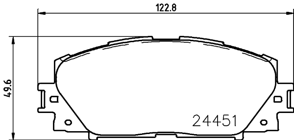 DON Bremseklodser pcp1390 for TOYOTA PERODUA LIFAN