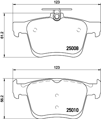 DON Bremseklodser pcp1200 for CUPRA VW (FAW) VW AUDI VW (SVW) AUDI (FAW) JETTA SKODA (SVW) SKODA