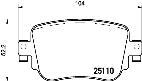 DON Bremseklodser pcp1309 for SEAT SKODA AUDI AUDI (FAW) VW