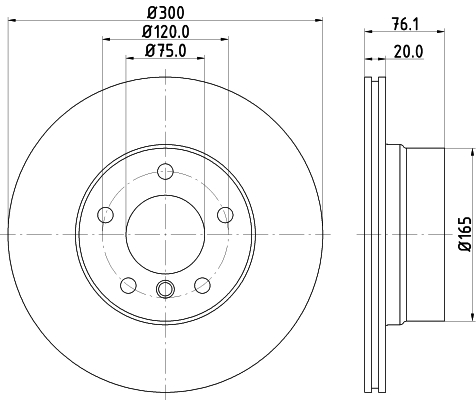 DON Bremseskive pcd13902 300mm 20mm for BMW