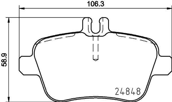 DON Bremseklodser pcp1447 for INFINITI MERCEDES-BENZ