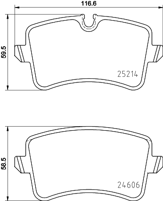 DON Bremseklodser pcp2105 for VW SEAT
