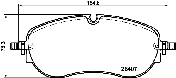 DON Bremseklodser pcp2041 for FORD USA AUDI (SAIC) VW