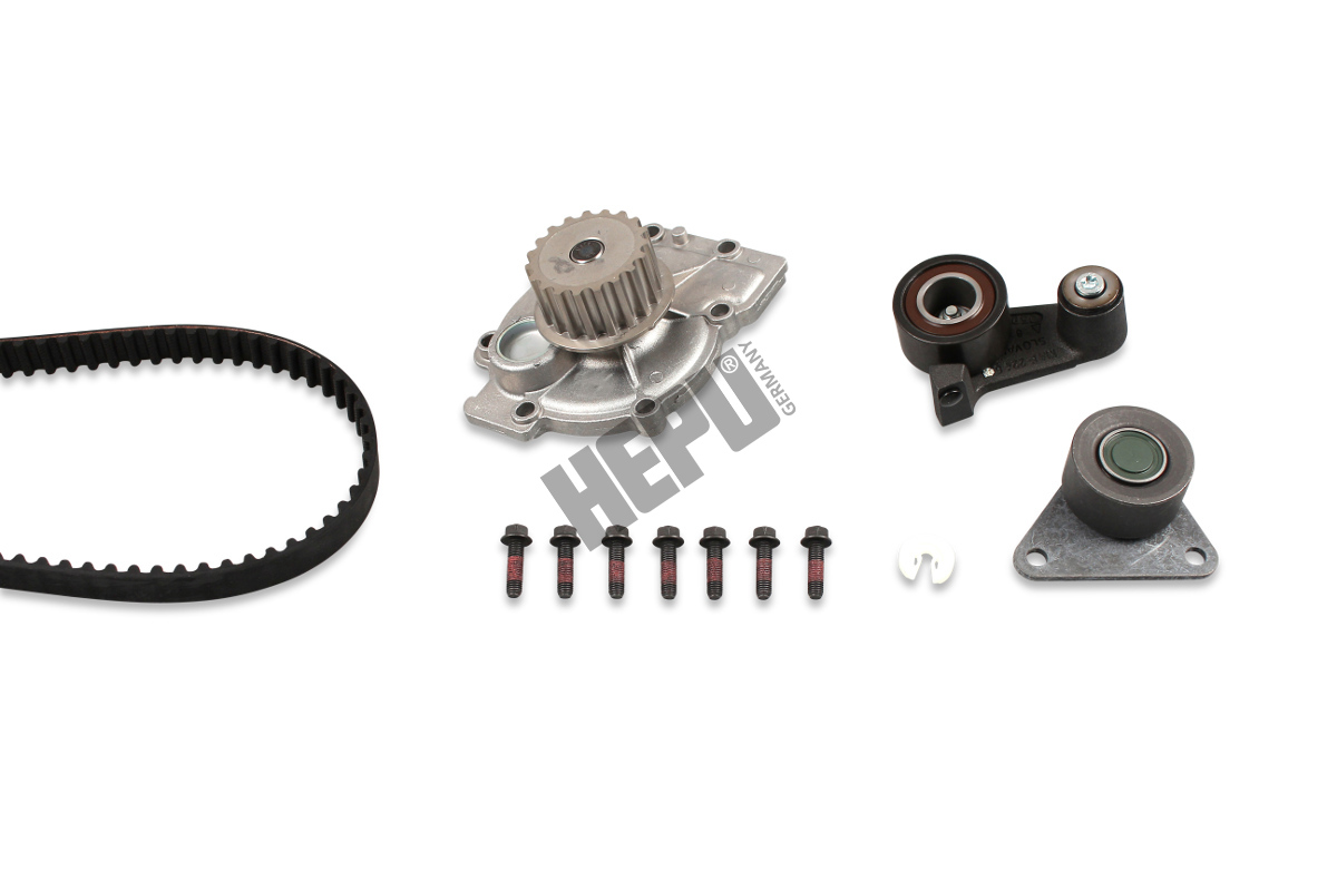 HEPU Vandpumpe + tandremssæt pk00565 for VOLVO FORD RENAULT