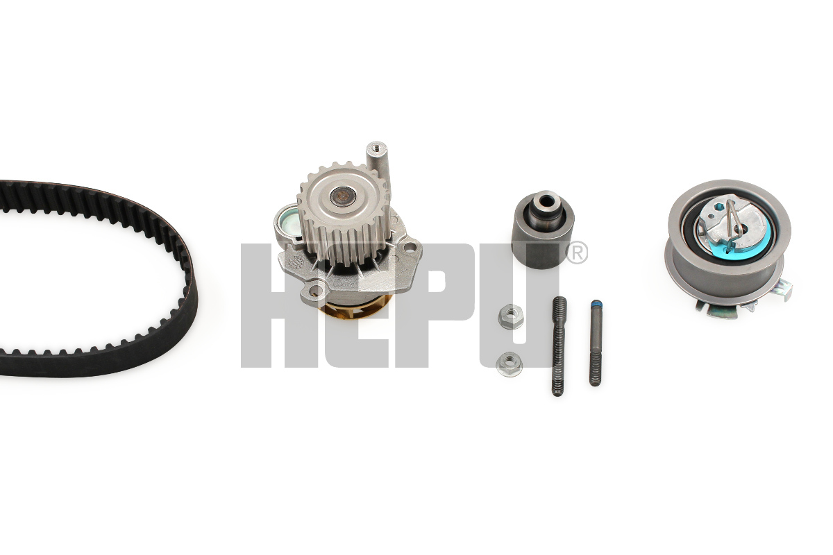 HEPU Vandpumpe + tandremssæt pk05650 for FORD SKODA VW MITSUBISHI AUDI VAG