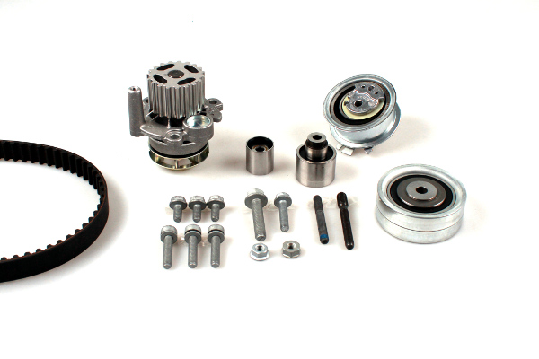 HEPU Vandpumpe + tandremssæt pk06545 for VW MITSUBISHI PORSCHE VAG