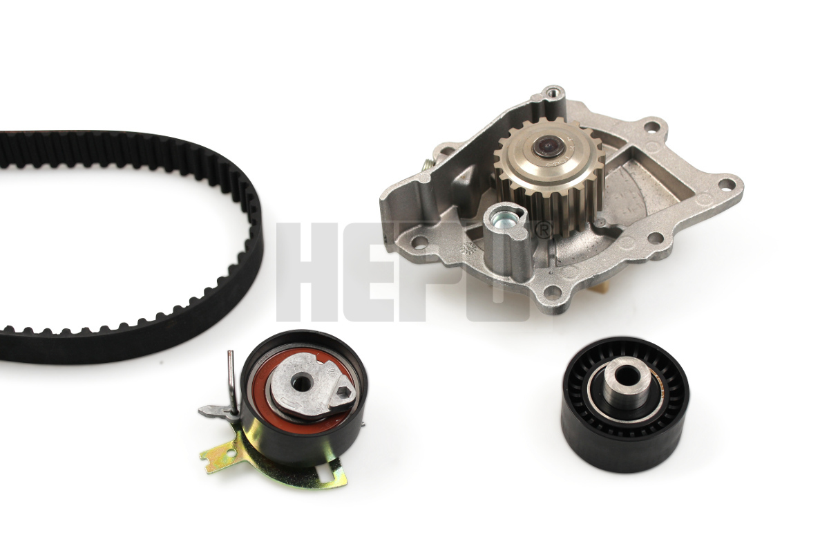 HEPU Vandpumpe + tandremssæt pk08071 for FORD OPEL VOLVO CITROËN PEUGEOT CITROËN/PEUGEOT FIAT LANCIA JAGUAR MITSUBISHI TOYOTA LAND ROVER