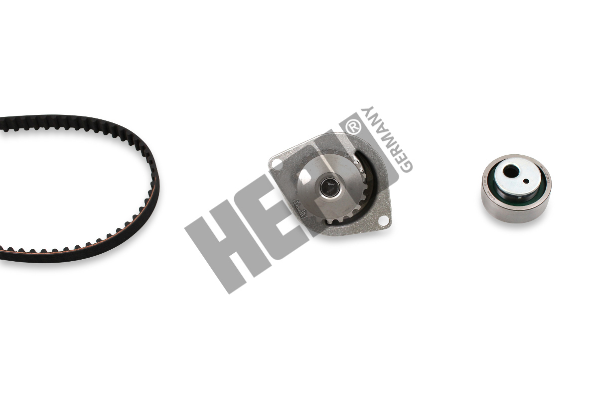 HEPU Vandpumpe + tandremssæt PK08121 for PEUGEOT CITROËN CITROËN/PEUGEOT NISSAN ROVER