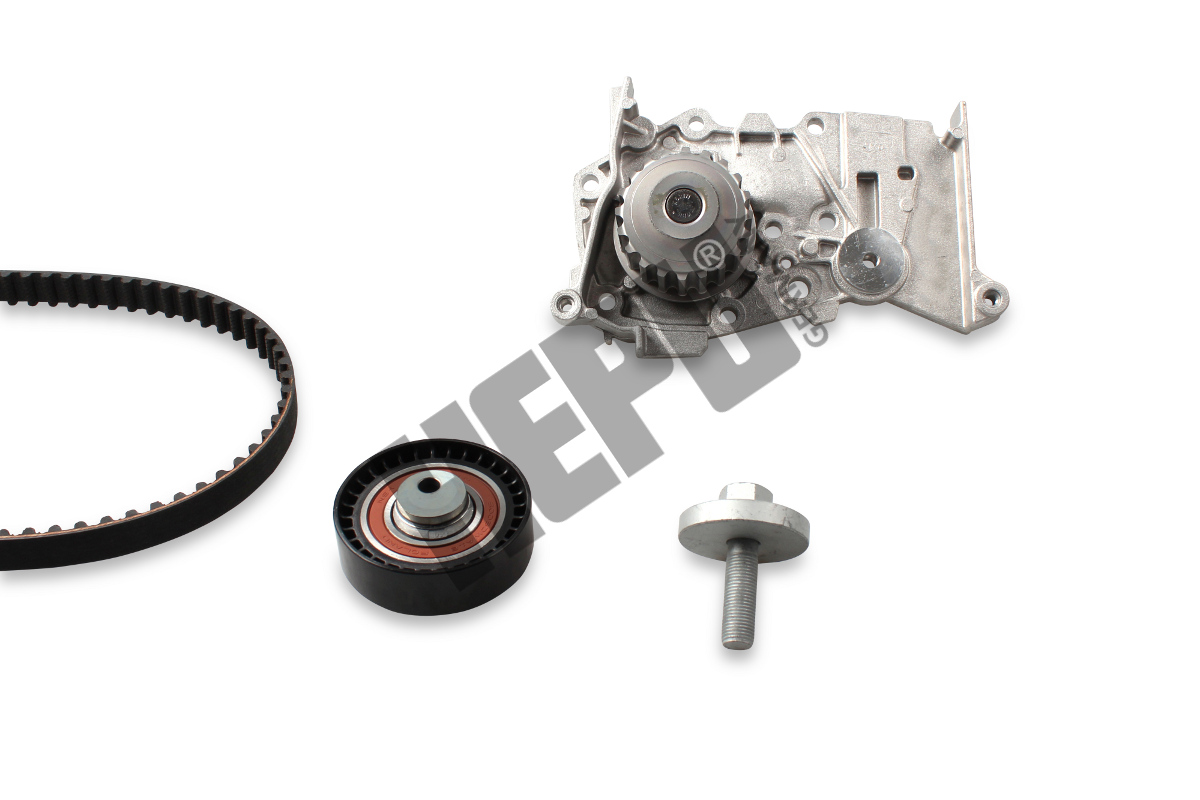 HEPU Vandpumpe + tandremssæt pk08422 for LADA NISSAN RENAULT DACIA