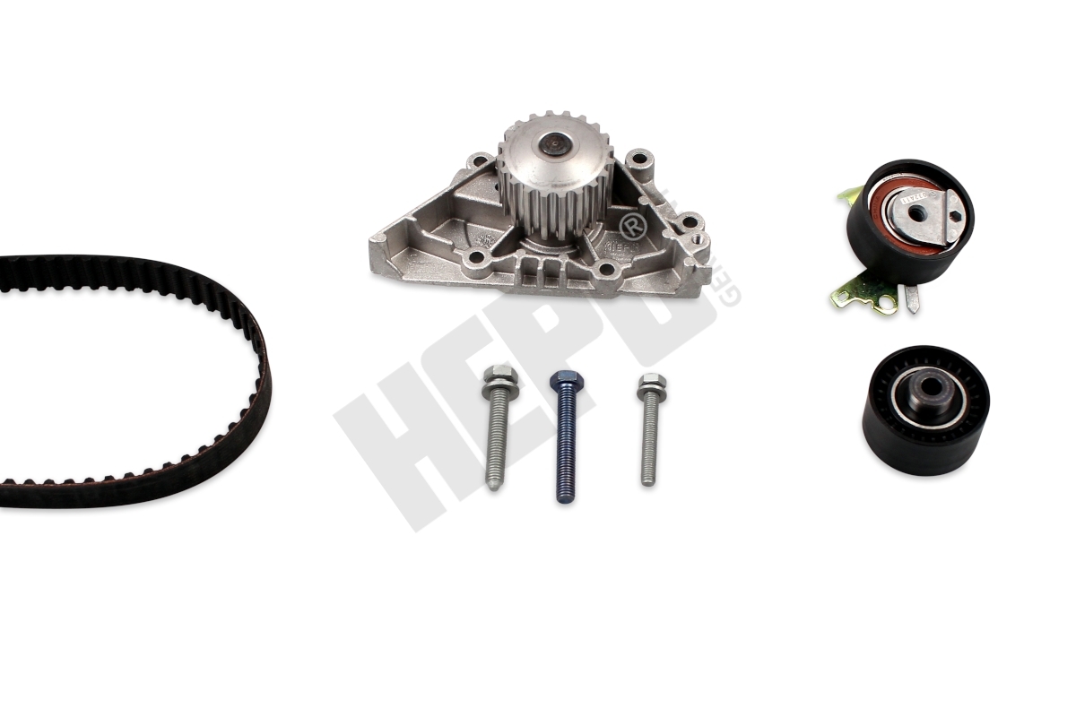 HEPU Vandpumpe + tandremssæt pk08570 for PEUGEOT CITROËN CITROËN/PEUGEOT FIAT LANCIA