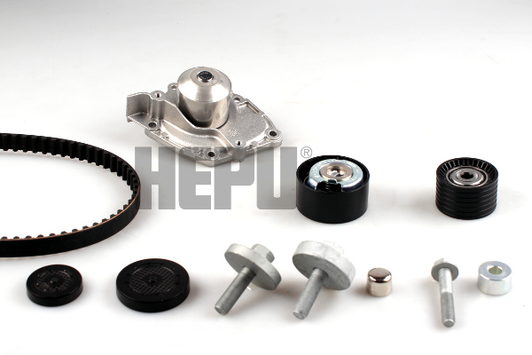 HEPU Vandpumpe + tandremssæt pk09550 for RENAULT OPEL VAUXHALL VOLVO GENERAL MOTORS MITSUBISHI NISSAN RENAULT TRUCKS