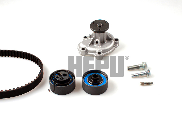 HEPU Vandpumpe + tandremssæt pk03260 for OPEL CHEVROLET VAUXHALL GENERAL MOTORS ISUZU HONDA MAZDA