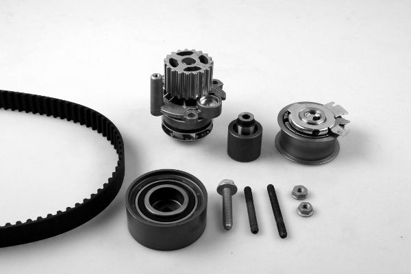 HEPU Vandpumpe + tandremssæt pk05696 for FORD VW VAG SKODA CHRYSLER JEEP MITSUBISHI SEAT