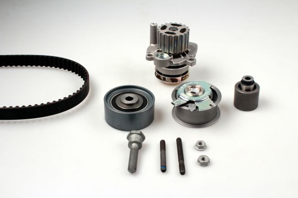 HEPU Vandpumpe + tandremssæt pk05697 for FORD MITSUBISHI VW VAG CHRYSLER JEEP SEAT
