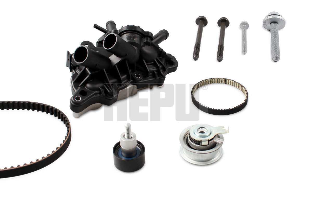 HEPU Vandpumpe + tandremssæt pk06870 for VW VAG
