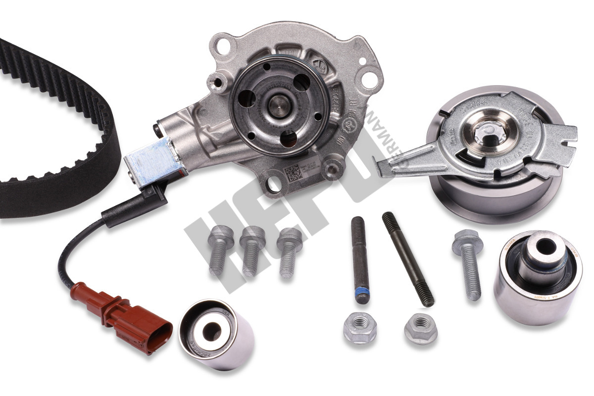 HEPU Vandpumpe + tandremssæt pk06693 for VW PORSCHE VAG