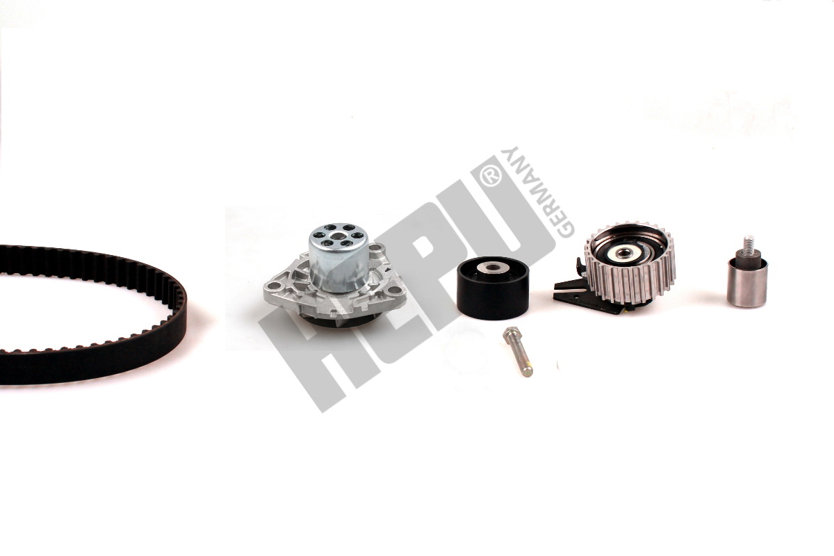 HEPU Vandpumpe + tandremssæt PK10897 for OPEL SAAB ALFAROME/FIAT/LANCI JEEP CHEVROLET ABARTH VAUXHALL ALFA ROMEO LANCIA FIAT CHRYSLER SUZUKI